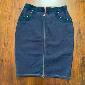 Thalia Sodi Jean Skirt Size 8 NWOT